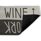 Stupell Industries Bring The Wine Welcome Themed Sisal Door Mat,18x30